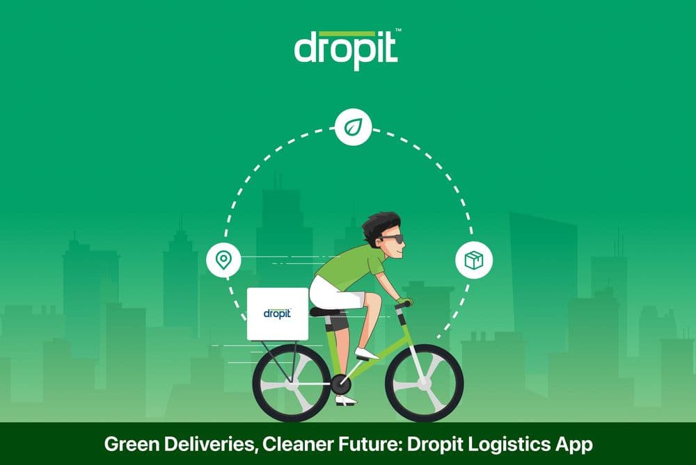 Green Deliveries, Cleaner Future: Dropit Logistics App